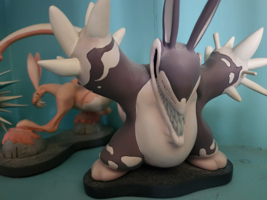 Insanely Twisted Rabbit Compete 6 Statue Set With Art  Book By Michel Gagne