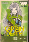 Lady Death Captain Death Signed  Oblivion Kiss #1 Emerald Edition