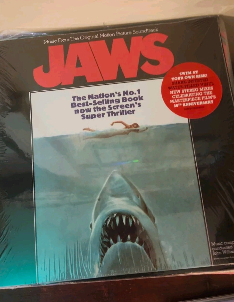 Jaws 50th Anniversary Shark Filled Vinyl