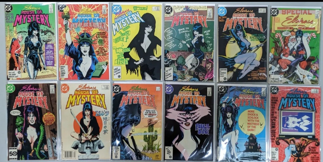 DC Elvira House of Mystery Comics Complete Run with specials