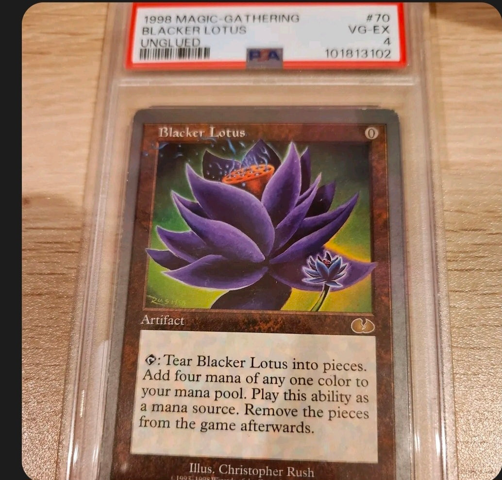 Magic / The Gathering Blacker Lotus 1998 PSA 4 Graded